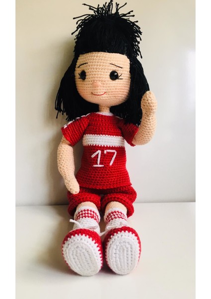 Mili Takımlı Fanatik Bebek Amigurumi Organik Oyuncak fırsatları