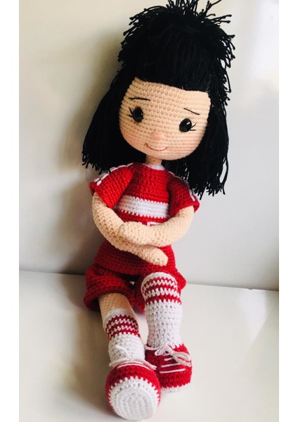 Mili Takımlı Fanatik Bebek Amigurumi Organik Oyuncak indirimleri