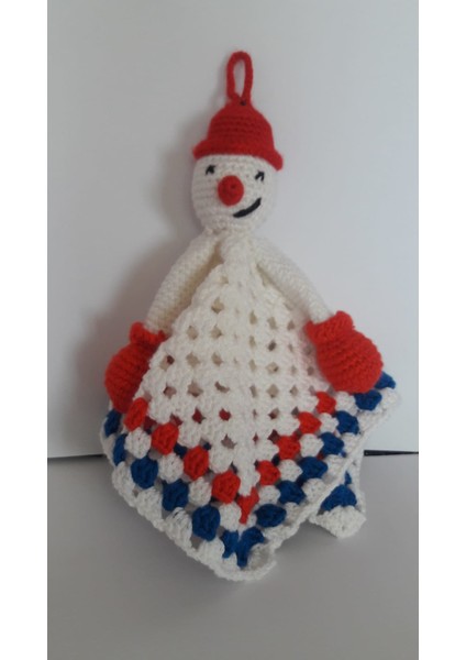 Kardan Adam Uyku Arkadaşı Amigurumi Organik Oyuncak