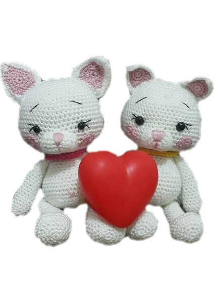 Miniş Kedicik Amigurumi Organik Oyuncak