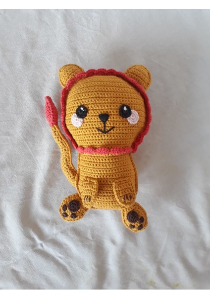 Ragdol Aslan Amigurumi Organik Oyuncak