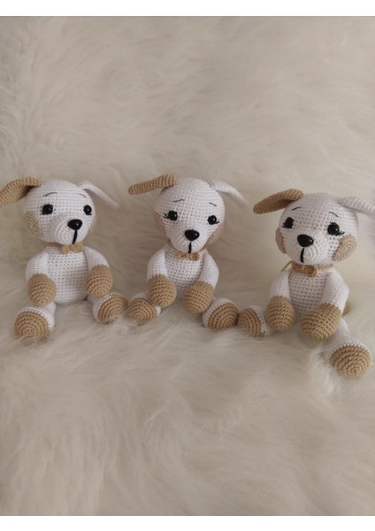 Oturan Sevimli Köpek Amigurumi Organik Oyuncak indirimleri
