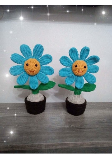 Amigurumi Organik Saksıda Papatya fiyatları