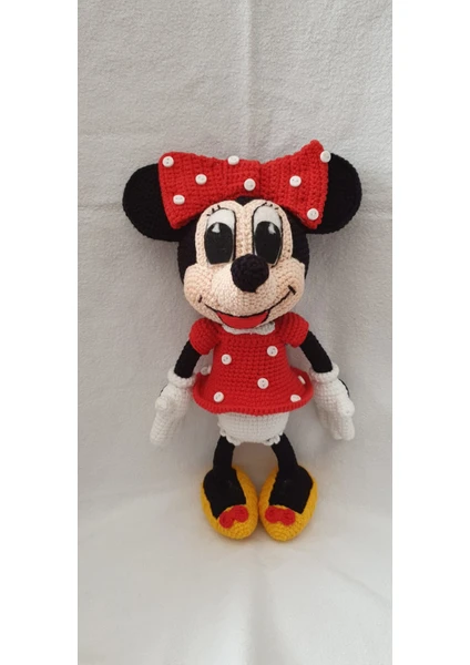 Oyuncak Park Minnie Mouse Amigurumi Organik Oyuncak