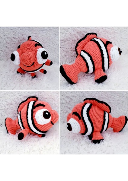 Kayıp Balık Nemo Amigurumi Organik Oyuncak