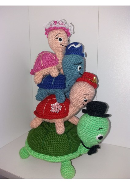 Renkli Tosbik Takım Amigurumi Organik Oyuncak fiyatları