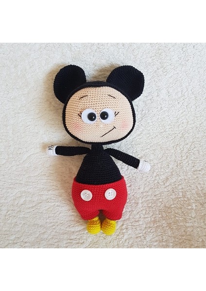 Mickey Mouse Bonnie Amigurumi Organik Oyuncak