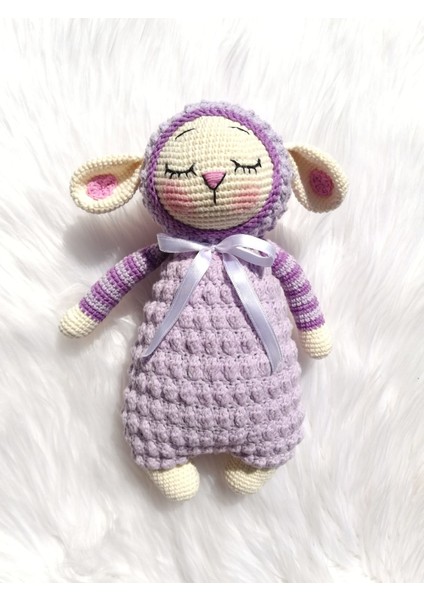 Uyku Arkadaşı Kuzu Amigurumi Organik Oyuncak