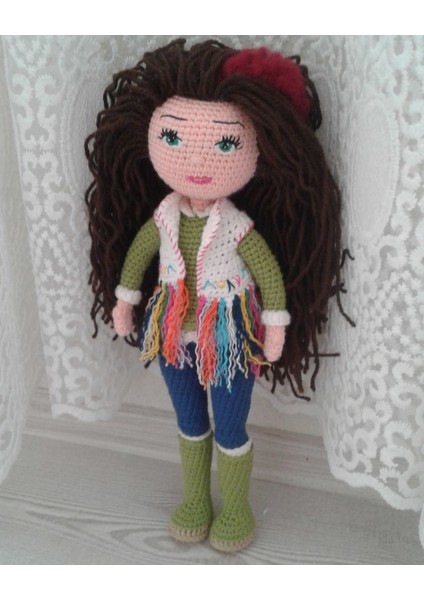 Şık Minem Bebek Amigurumi Organik Oyuncak