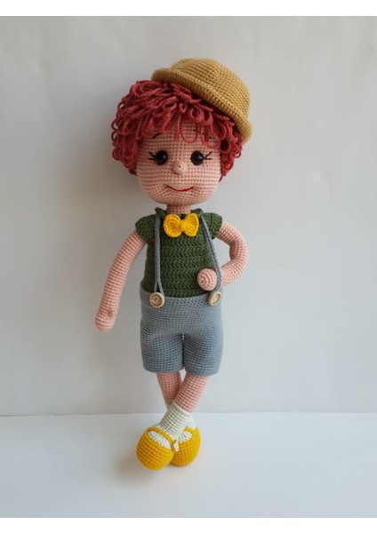Tarçın Bebek Amigurumi Organik Oyuncak