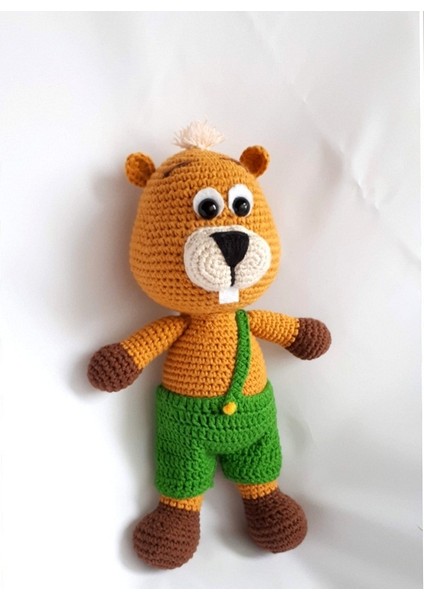 Sevimli Kunduz Amigurumi Organik Oyuncak modelleri