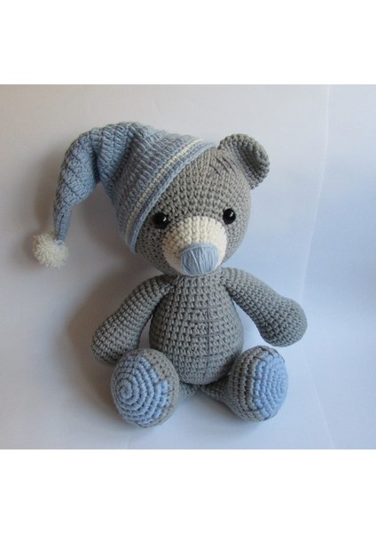 Sevimli Ayıcık Amigurumi Organik Oyuncak