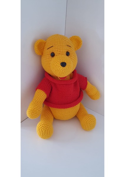 Winnie The Pooh Ayıcık Amigurumi Organik Oyuncak