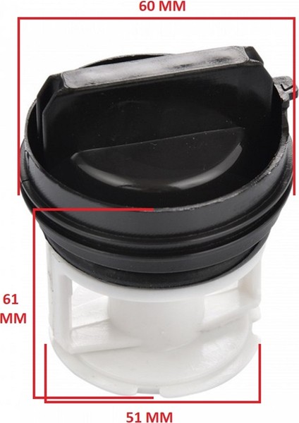 Bosch WAK20202TR Çamaşır Makinesi Su Pompa Filtre Kapağı BYP-MTR0054 fiyatları