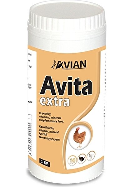 Royal İlaç Avita Extra Kanatlılarda Büyüme Gelişme Verim Destekleyici Vitamin 1 kg