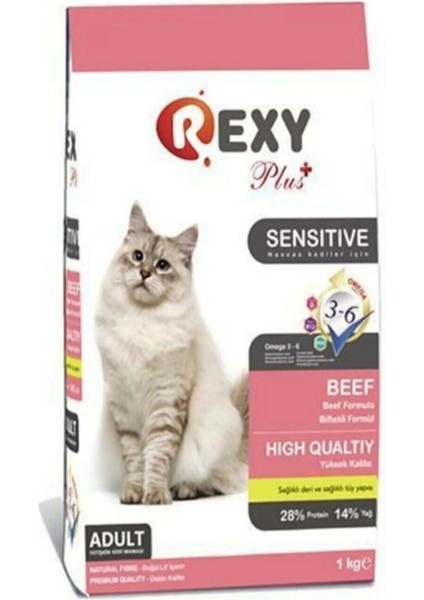 Biftekli Kedi Maması 1 kg x 3 Adet