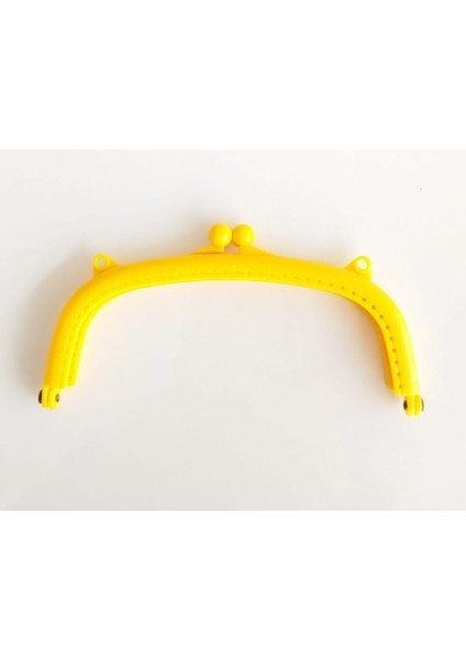 Angel Çanta Akssesuar 16 cm Plastik Cüzdan Klipsi Sarı