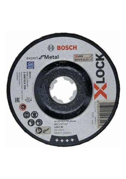 125X6 mm X-Lock Expert Metal Taşlama Taşı