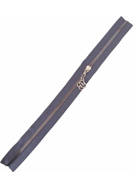 Angel Çanta Akssesuar Başlıklı Fermuar 40 cm Gümüş Metal Gri