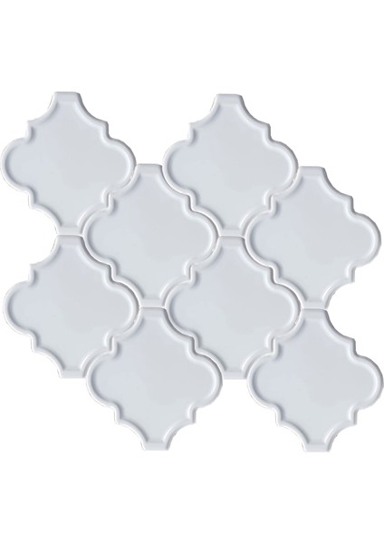 12x12 Ottoman Rölyefli Arabesk Beyaz Çini fiyatları