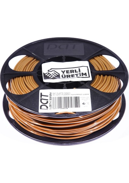 Plastik Yerli Üretim Pla 3D Filament Kahverengi 1.75MM