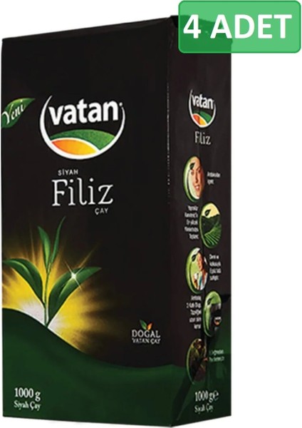 Filiz Siyah Çay 4 x 1 kg