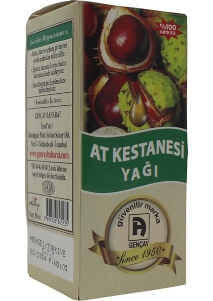 At Kestanesi Yağı 50 ml