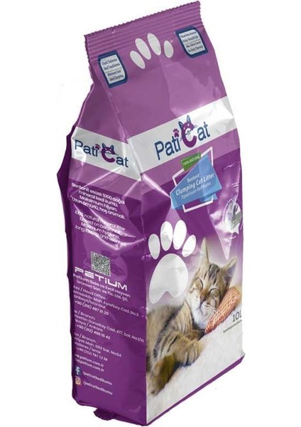 Paticat Lavanta Kokulu Ince Taneli Kedi Kumu 10 Lt