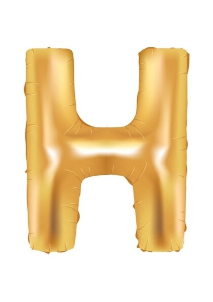 H Harfli Folyo Balon Gold 76 cm