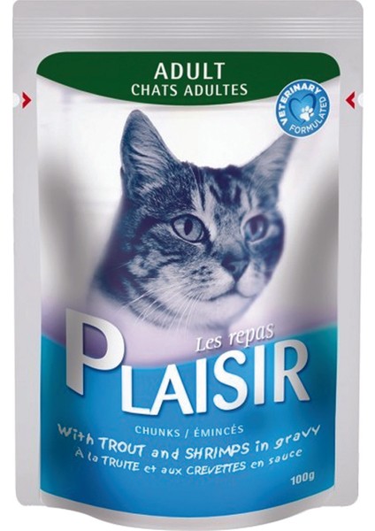 Punch 100GR Alabalıklı&karidesli Plaisir Yaş Kedi Maması 22