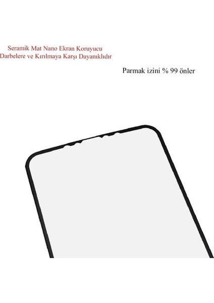 iPhone 11 Pro / x / Xs Ekran Koruyucu Mat Seramik Nano 9d Tam Kaplama