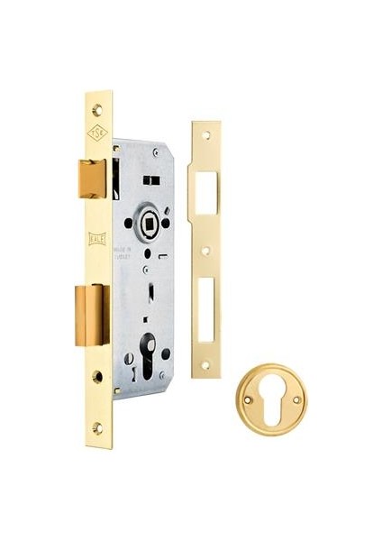 Kilit 152RP-45MM Dış Kapı Silindirli Nikel Oval