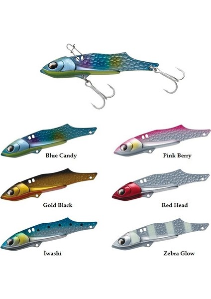 Salt Iron Vib Chibi Vibrasyon Metal Jig Yem 7 gr Iwashi