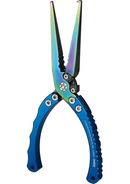 Hybrid Stailess Pliers Hakla Açıcı ve Kesici Pense Large Mavi