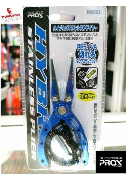 Hybrid Stailess Pliers Hakla Açıcı ve Kesici Pense Large Mavi fırsatları