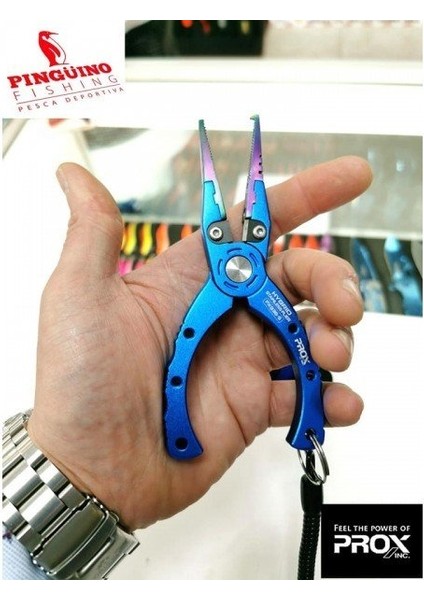 Hybrid Stailess Pliers Hakla Açıcı ve Kesici Pense Large Mavi indirimleri
