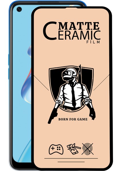 Oppo A54 4g Tam Kaplayan Mat Seramik Nano Esnek Ekran Koruyucu Cam