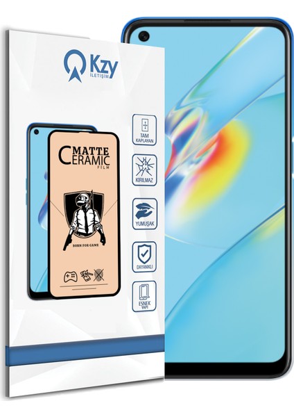 Oppo A54 4g Tam Kaplayan Mat Seramik Nano Esnek Ekran Koruyucu Cam fiyatları