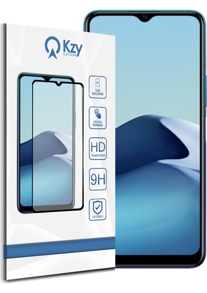 Vivo Y20 Tam Kaplayan Temperli Ekran Koruyucu Cam