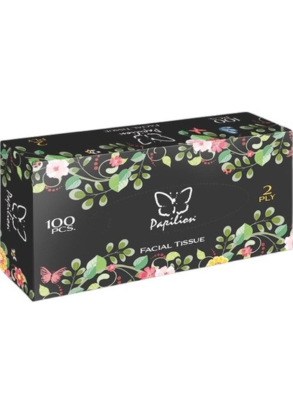 Mini Kutu Mendil 100 Yaprak 3'lü