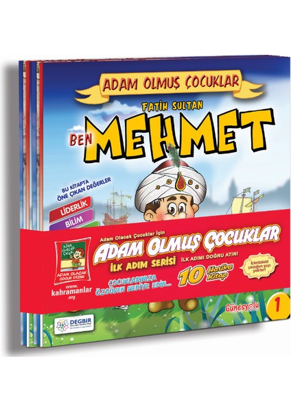 Adam Olmuş Çocuklar Ilk Adım Serisi 10 Kitap
