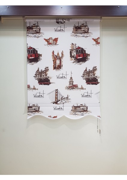 Istanbul Desen Baskılı Stor Perde fiyatları