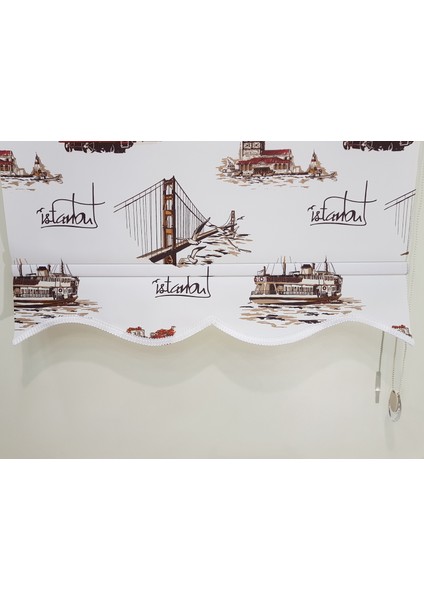 Istanbul Desen Baskılı Stor Perde modelleri