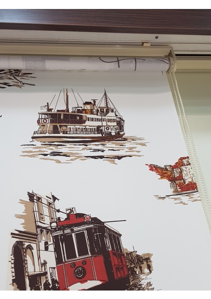 Istanbul Desen Baskılı Stor Perde indirimleri