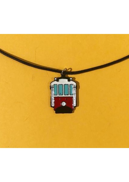 Istanbul Taksim Tünel Suni Deri Ipli Renkli Unisex Kolye PYTKK010 modelleri