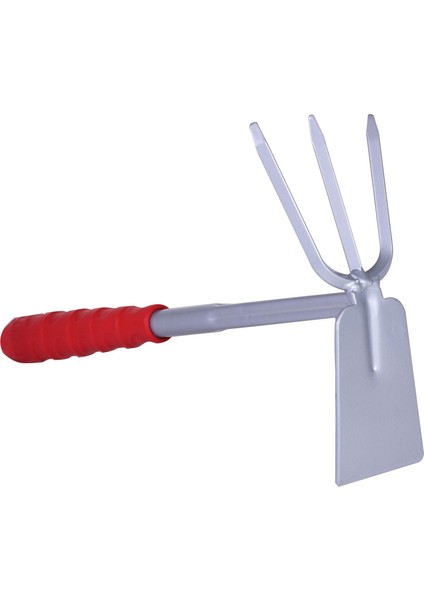 El Çapası Saplı Küçük Tarla Bahçe Çapası 3 Dişli 32 cm