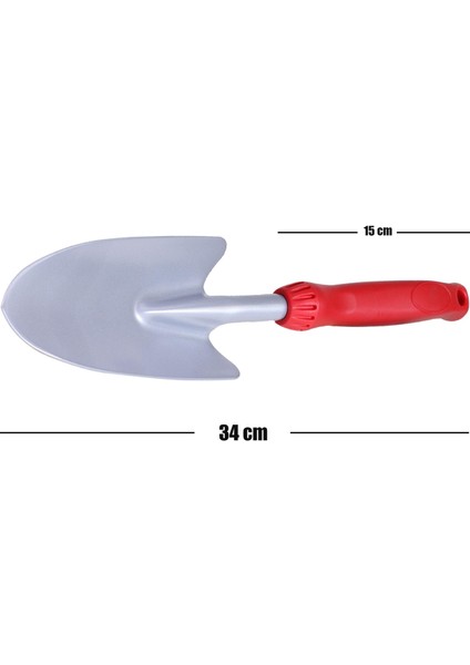 Bahçe Küreği Mini El Küreği Fide Çiçek Toprak Kürek 34 cm