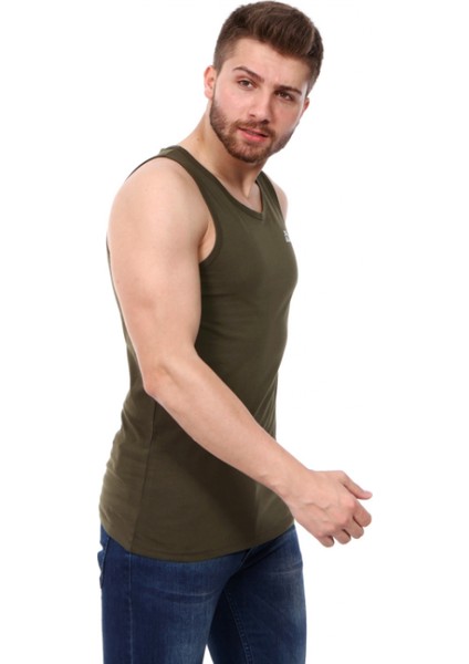 Erkek Kolsuz T-Shirt Gatan Haki fiyatları