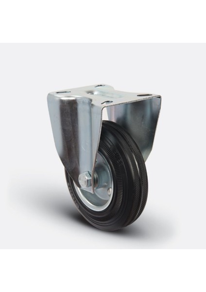 EM02 Spr 80 Sabit Lastik Tekerlek 80 mm