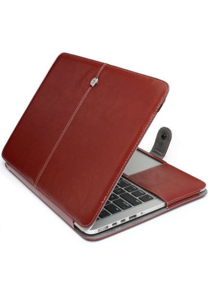 Apple Macbook Pro 15.4''2012 A1286 Kapaklı Deri Kılıf
